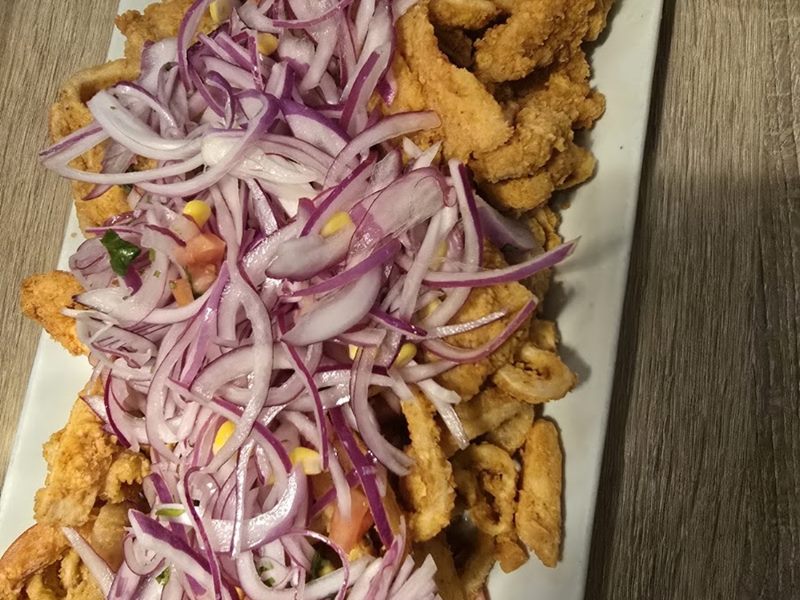 La Perla Peruvian Restaurant food